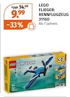 Flieger: Rennflugzeug 31160 im Angebot bei Müller in Rottenburg Flieger: Rennflugzeug 31160 Angebote von LEGO bei Müller Rottenburg für 9,99 €