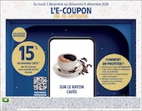 Promo 15% en avantage carte dès 10€ d'achat dans la limite de 35€ d'achat sur le rayon cafés à  dans le catalogue Intermarché à Alfortville