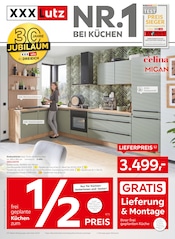 Küche im XXXLutz Möbelhäuser Prospekt in Dreieich Aktueller XXXLutz Möbelhäuser Prospekt mit Küche, "NR.1 BEI KÜCHEN", Seite 1