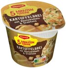 5 Minuten Terrine Kartoffelbrei mit Röstzwiebeln & Croutons oder Nudeln in Rahmsauce Angebote von Maggi bei REWE Potsdam für 0,89 €