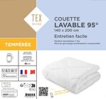 Couette Lavable 95° - TEX HOME en promo chez Carrefour La Seyne-sur-Mer à 23,99 €