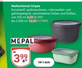 Multischüssel Cirqula im Angebot bei GLOBUS in Oberhausen Multischüssel Cirqula Angebote von MEPAL bei GLOBUS Oberhausen für 3,99 €