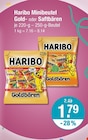 Minibeutel Gold- oder Saftbären Angebote von Haribo bei V-Markt München für 1,79 €