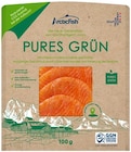 Aktuelles Pures Grün Räucherlachs Angebot bei REWE in Potsdam ab 3,49 €