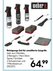 Reinigungs-Set für emaillierte Gasgrills von Weber für 64,99 € bei Hellweg im Angebot Reinigungs-Set für emaillierte Gasgrills von Weber im aktuellen Hellweg Prospekt