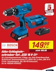 Aktuelle Akkuschrauber Angebote bei toom Baumarkt in Bielefeld Aktuelles Akku-Schlagbohrschrauber-Set GSB 18 V-21 Angebot bei toom Baumarkt in Bielefeld ab 149,99 €