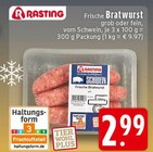 Frische Bratwurst grob im Angebot bei EDEKA in Moers Frische Bratwurst grob Angebote von Rasting bei EDEKA Moers für 2,99 €