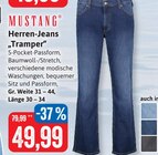 Herren-Jeans Trampler Angebote von Mustang bei Kaufhaus Stolz Cuxhaven für 49,99 €