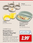 Eierpochierer-/Spiegelei-Ring-Set/Omeletteform von LIVARNO home im aktuellen Lidl Prospekt für 2,99 €