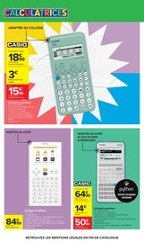 Promos Calculatrice dans le catalogue "L'ÉTÉ EN MAILLOT, LA RENTRÉE EN GRANDS CARREAUX." de Carrefour Calculatrice en promo dans le catalogue Carrefour à la page 30