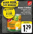 Ananas Scheiben im Angebot bei EDEKA in Osnabrück Ananas Scheiben Angebote von GUT&GÜNSTIG bei EDEKA Osnabrück für 1,00 €