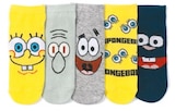 SpongeBob 5 Paar Kinder Sneakersocken für 4,99 € bei Netto mit dem Scottie im Angebot SpongeBob 5 Paar Kinder Sneakersocken im aktuellen Netto mit dem Scottie Prospekt