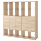 Regal mit 10 Einsätzen Eicheneff wlas im Angebot bei IKEA in Plauen Regal mit 10 Einsätzen Eicheneff wlas Angebote von KALLAX bei IKEA Plauen für 349,00 €