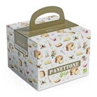 Panettone aux pépites de chocolat bio Artigiani d'Italia - 500 g dans une boîte en carton - ARTIGIANI D'ITALIA dans le catalogue Botanic