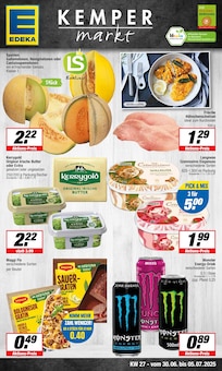 EDEKA Prospekt der Woche "Aktuelle Angebote" Seite 1, 30.06.2025 bis 05.07.2025 für Oelde Aktueller EDEKA Prospekt "Aktuelle Angebote" Seite 1 von 18 Seiten für Oelde