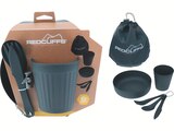 Set de 6 pièces pour camping bol, mug et couverts à 5,99 € dans le catalogue Maxi Bazar