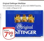 Aktuelles Original Weißbier Angebot bei GLOBUS in Bochum ab 7,99 €