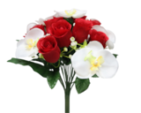Bouquet de boutons de roses et orchidées - Maxi Bazar à Antony Bouquet de boutons de roses et orchidées en promo chez Maxi Bazar Antony à 12,99 €