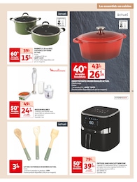 Offre Cocotte En Fonte dans le catalogue Auchan Supermarché du moment à la page 11