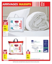 Promos Couette dans le catalogue "ARRIVAGES MASSIFS" de Carrefour Couette en promo dans le catalogue Carrefour à la page 16