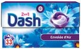 Lessive pods 2 en 1 envolée d'air x33 - DASH en promo chez Intermarché Tours à 8,56 €