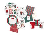 Lot de 10 assiettes décorées - CARREFOUR HOME en promo chez Carrefour Issy-les-Moulineaux à 1,99 €