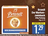 Der Markenzwieback bei EDEKA im Prospekt "" für 1,29 €