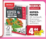 Kopierpapier A4 Angebote von EDEKA zuhause bei Marktkauf Heidenheim für 4,44 €