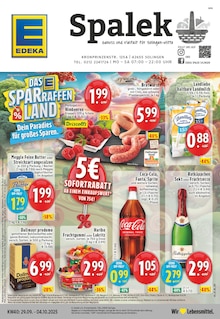 Aktueller EDEKA Prospekt "Aktuelle Angebote" Seite 1 von 24 Seiten für Solingen