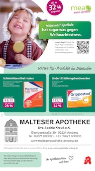 Aktueller mea - meine apotheke Prospekt (Amberg, 4 Seiten zum blättern mea - meine apotheke Prospekt Unsere Dezember-Angebote mit 4 Seiten