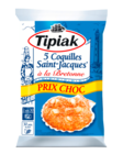 Coquilles St Jacques surgelées "Prix Choc" - TIPIAK en promo chez Carrefour Antony à 8,29 €