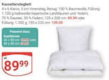 Aktuelles Kassettensteppbett Angebot bei GLOBUS in Saarbrücken ab 15,99 €