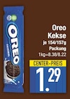 Kekse Angebote von Oreo bei E center Augsburg für 1,29 €