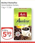 Filterkaffee Auslese Angebote von Melitta bei GLOBUS Krefeld für 5,99 €