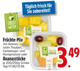 Früchte-Mix oder Ananasstücke Angebote von OBSTWERK bei EDEKA Regensburg für 3,49 €