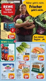Bier im REWE Prospekt in Heusenstamm Aktueller REWE Prospekt mit Bier, "Dein Markt", Seite 1