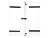 Promo Volet battant manuel 2 panneaux PVC blanc 115 x 100 cm à 119,00 € dans le catalogue Brico Dépôt à Geispolsheim