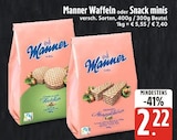 Waffeln oder Snack minis bei E center im Bischofswiesen Prospekt für 2,22 €