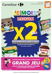 Prospectus Supermarchés Carrefour en cours à Darney et alentours, "LE MOIS MONOPOLY", 114 pages, 09/09/2025 - 22/09/2025 Catalogue Supermarchés Carrefour en cours à Darney et alentours, "LE MOIS MONOPOLY", 114 pages, 09/09/2025 - 22/09/2025