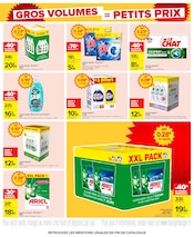 Promos Lessive Liquide dans le catalogue "GROS VOLUMES = PETITS PRIX" de Carrefour Lessive Liquide en promo dans le catalogue Carrefour à la page 7