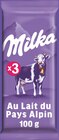 Tablette de chocolat au lait du pays alpin - MILKA en promo chez Intermarché Super Versailles à 2,14 €