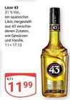 Aktuelle Likör Angebote bei GLOBUS in Duisburg Aktuelles Licor 43 Angebot bei GLOBUS in Duisburg ab 11,99 €