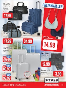 Koffer im Kaufhaus Stolz Prospekt "STOLZ. Das Kaufhaus im Norden." mit 24 Seiten (Bremerhaven)