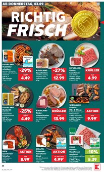 Steak im aktuellen Kaufland Prospekt (Cottbus) Steak im Kaufland Prospekt "Hier bin ich richtig" mit 60 Seiten (Cottbus)
