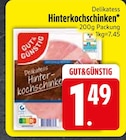 Hinterkochschinken im EDEKA Prospekt Hinterkochschinken von GUT&GÜNSTIG im aktuellen EDEKA Prospekt für 1,49 €