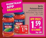 Aktuelle Barilla Angebote bei Marktkauf in Fürth Aktuelles Pastasauce Klassik Angebot bei Marktkauf in Fürth ab 1,59 €