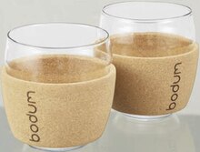 Lot de 2 verres 35 cl PAVINA avec manchon en liège - Géant Casino à Vitrolles Lot de 2 verres 35 cl PAVINA avec manchon en liège en promo chez Géant Casino Vitrolles à 16,00 €