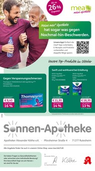 mea - meine apotheke Prospekt der KW 40 "Unsere September-Angebote" Aktueller mea - meine apotheke Prospekt "Unsere September-Angebote" Seite 1 von 4 Seiten