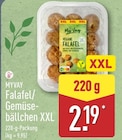Falafel/Gemüsebällchen XXL im ALDI Nord Prospekt Falafel/Gemüsebällchen XXL von MYWAY im aktuellen ALDI Nord Prospekt für 2,19 €