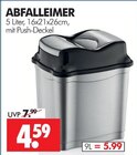 ABFALLEIMER im Angebot bei Wreesmann in Görlitz ABFALLEIMER Angebote bei Wreesmann Görlitz für 4,59 €